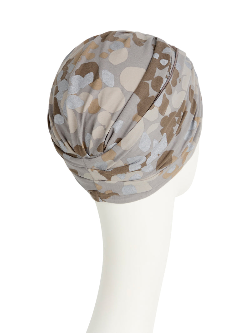 Turban Shakti - Turban in bamboo viscose - patterned 1418-0618