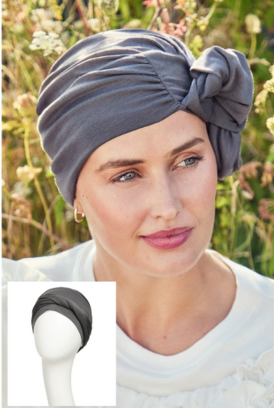 Shakti - Turbante in Tessuto 37.5® Technology - grigio scuro 1596-0769