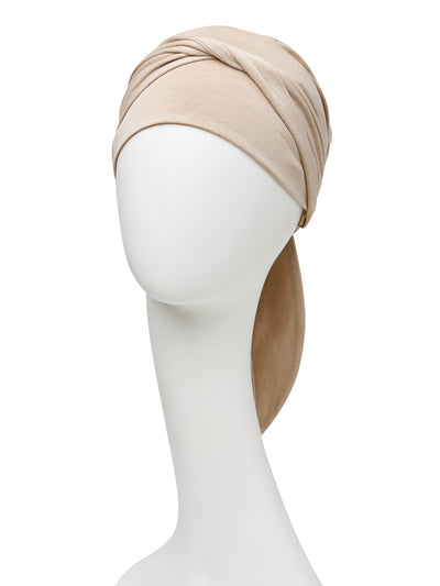 Beatriz - Turbante en Tessuto 37,5 Tecnología - Color Beige 1291-0318