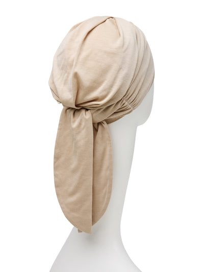Beatriz - Turbante en Tessuto 37,5 Tecnología - Color Beige 1291-0318