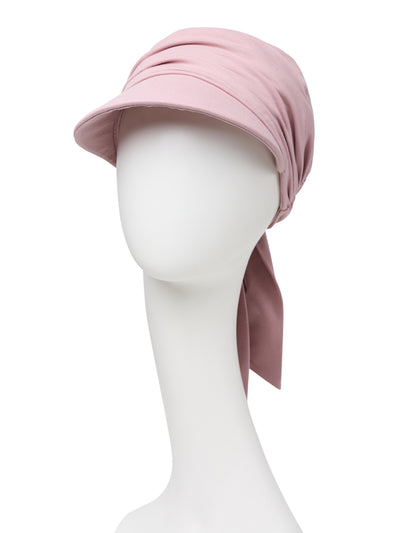 Briana - Cappello con nastri in cotone - rosa 1516-0845