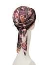 Turban Mantra with scarfs in bamboo viscose - patterned 1012-0618