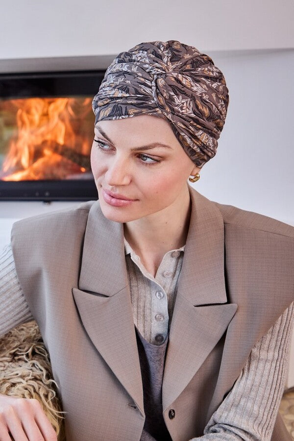 Turbante Joyo - Cuffia in Viscosa di Bambù - Fantasia 1584-4047