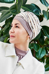 Turban Shanti - Turban in Viscose of Bamboo - patterned 1331-0624