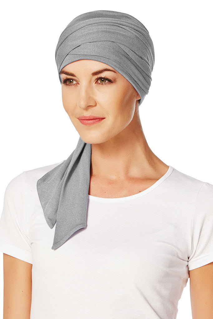 Mantra - a Turban with Ribbons in Viscose of Bamboo - 1011-xxxx