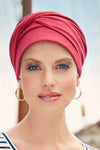 Turban Lotus - Turban in Viscose of Bamboo - patterned 1008-0618